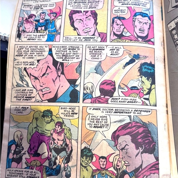 💥📚Rare Vintage 1970’s Collection Edition Marvel’s The Defenders Comic Novel📚 - Picture 12 of 16